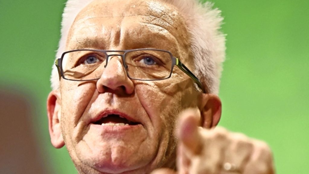 Landesparteitag der Grünen: Mit Kretschmann und Merkel in die Wahl