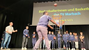 Basketball Contest mit Bürgermeister Jan Trost
