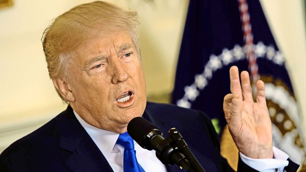 Rede zum Atom-Abkommen: Trump meidet den Bruch mit Iran