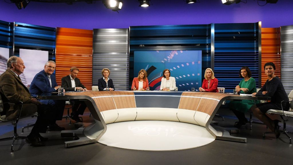 TV-Schlussrunde vor der Bundestagswahl: Tausendmal gehört