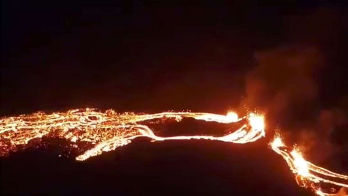 Unweit von  Islands Hauptstadt: Vulkan nahe Reykjavik ausgebrochen