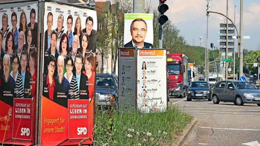Wahlkampf in Ludwigsburg: Firma klebt keine Republikanerplakate