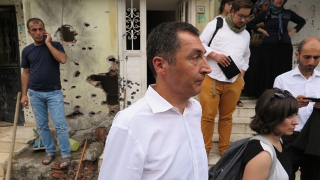 Besuch in Cizre: Özdemir warnt vor einem Bürgerkrieg in der Türkei