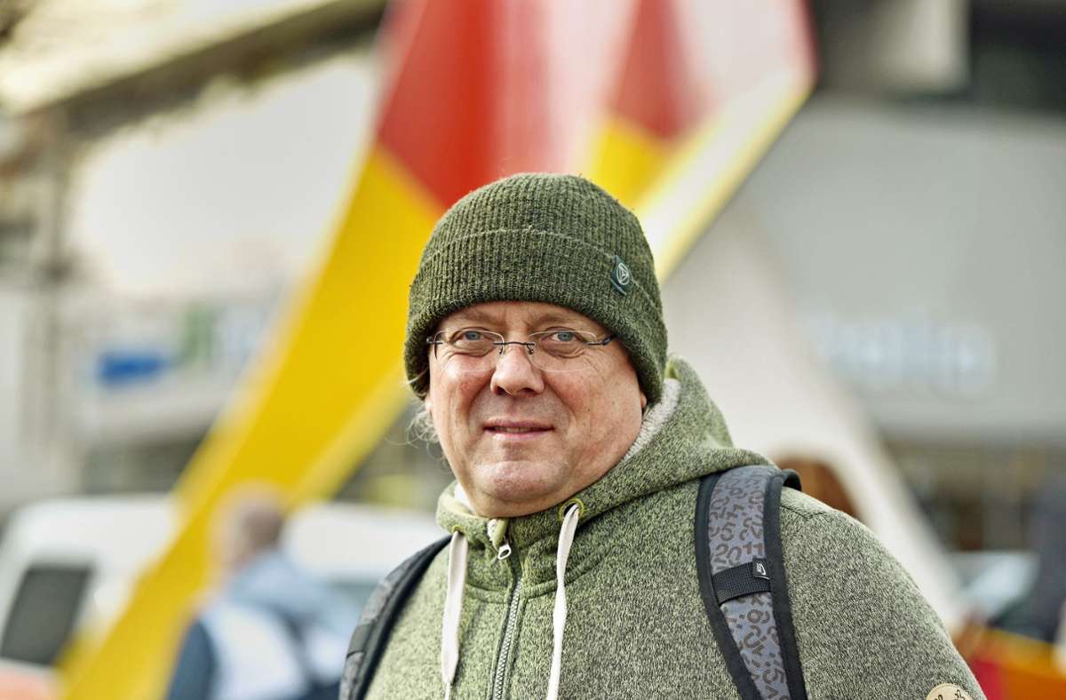 Thilo Fleck, 53, Sozialarbeiter, aus Stuttgart: Meine Frau, die beste Frau der Welt. Gemeinsam gehen wir durch dick und dünn.