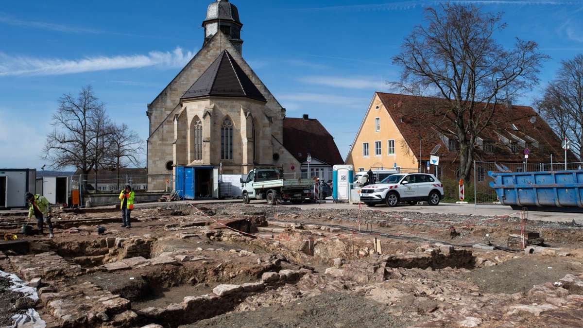 Böblinger Projekt mit politischem Sprengstoff: Schlossberg-Grabungen kosten mehr als gedacht