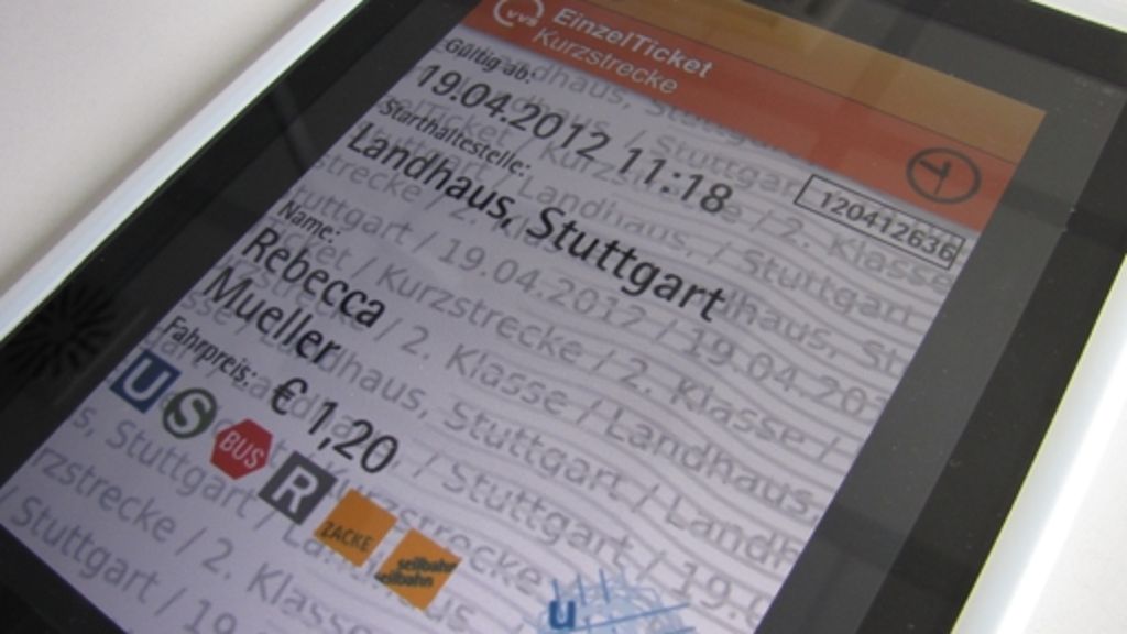 Nahverkehr in Stuttgart: Tickets gibt es jetzt auch digital