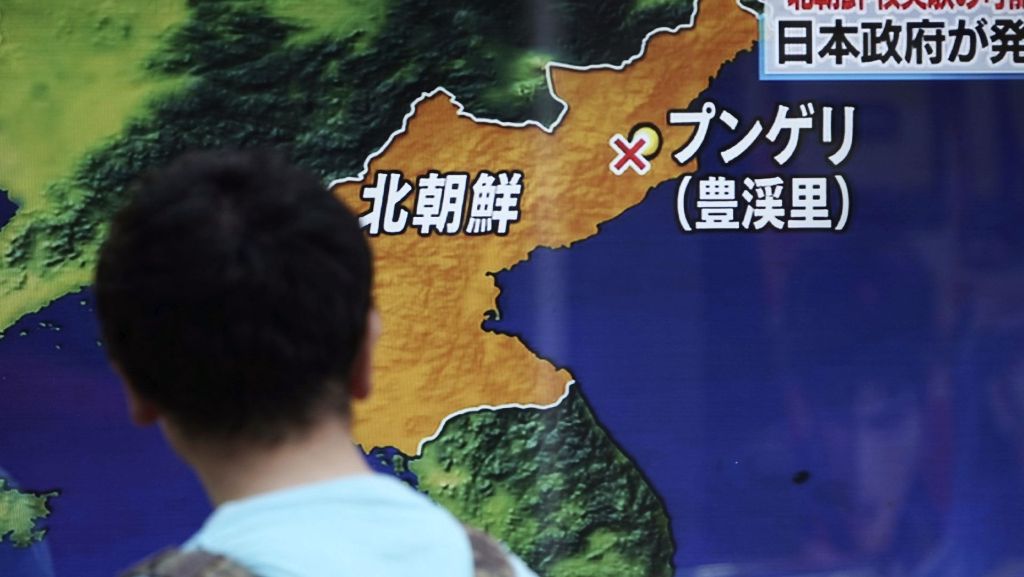 Künstliches Erdbeben: Südkorea geht von Atomtest in Nordkorea aus