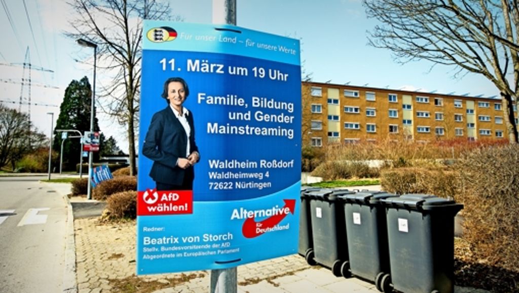 Nürtingen: Ein Drittel der Roßdorfer wählt AfD