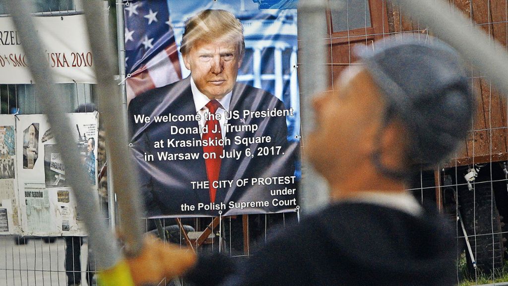 US-Präsident in Polen: Warschau feiert Besuch Trumps als Erfolg