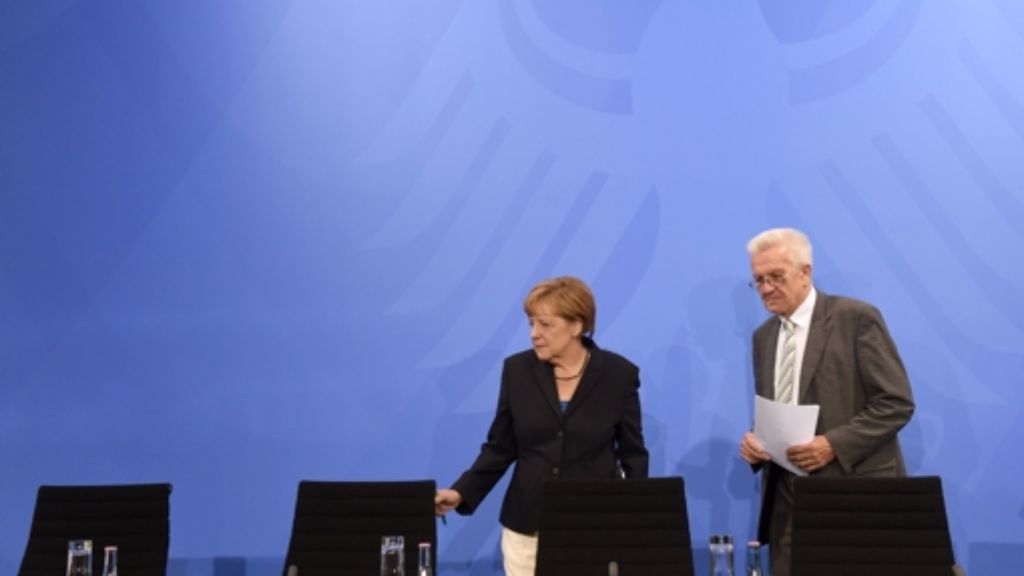 Südwest-CDU beklagt sich: Merkel, Kretschmann und der Stalking-Vorwurf