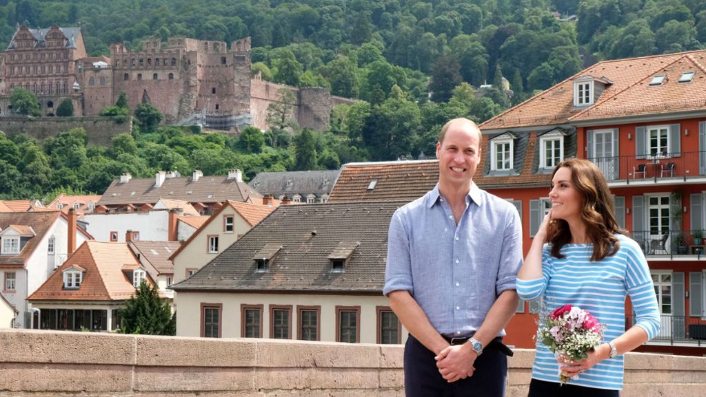 So war Kate und Williams Besuch in Heidelberg: Brezelbacken und Rudern auf dem Neckar