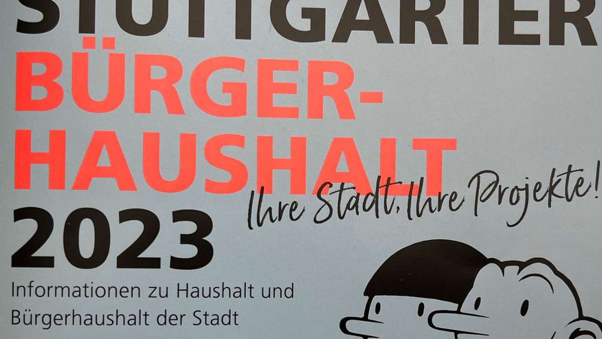 Nicht alle Vorschläge in Stuttgart zur Abstimmung: Stadt rät statt zum Bürgerhaushalt zur Gelben Karte