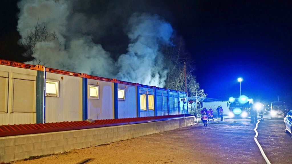 Wernau: Feuer und Gewalt in zwei Asylbewerberheimen