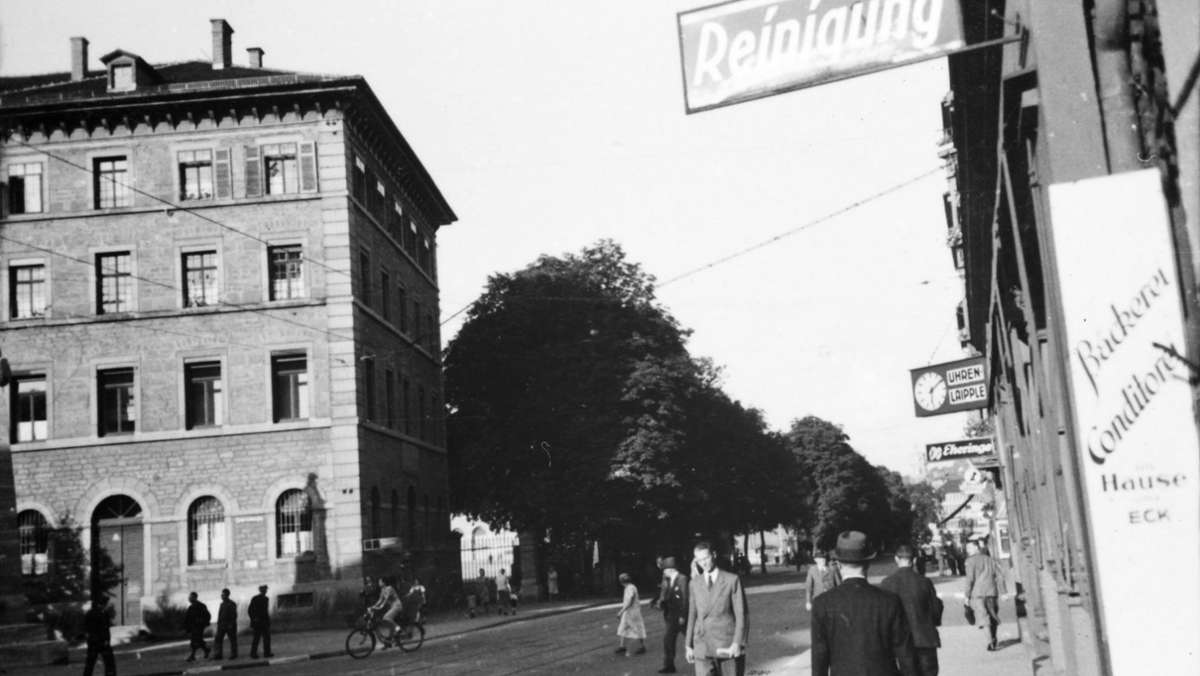 Rotebühlstraße in Stuttgart 1942: Ein Sonntagsspaziergang zum Feuersee