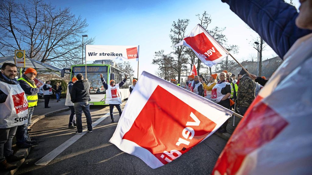 Rems-Murr-Kreis und Tübingen: Busfahrer im Streik