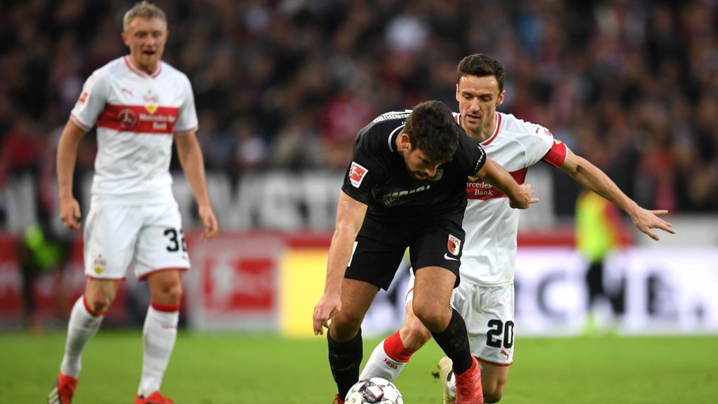 VfB Stuttgart gegen FC Augsburg: Sami Khedira tröstet und gratuliert
