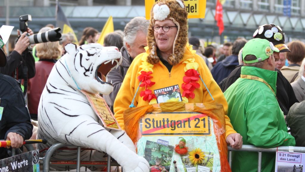 Montagsdemo gegen Stuttgart 21: Projektgegner aus Baden protestieren mit