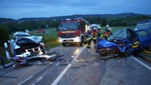 Unfall in Herrenberg: Schwerverletzter nach Frontalzusammenstoß