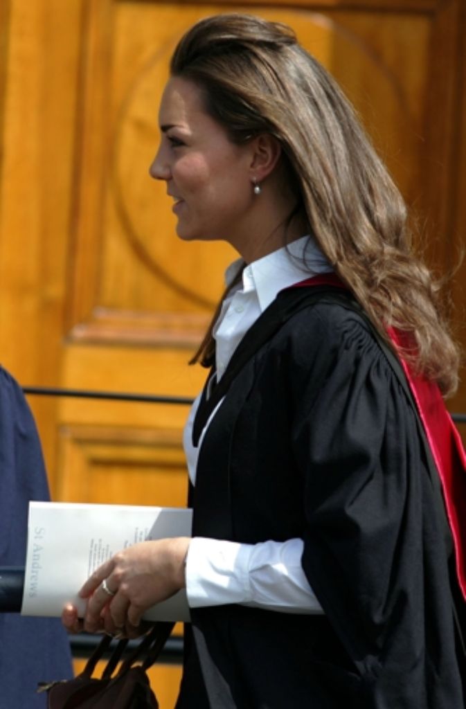 Juni 2005: Kate und William machen ihren Uni-Abschluss.