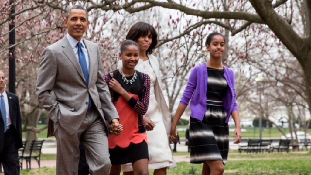 Michelle und Barack Obama: Mit Kinderfotos für Obamacare