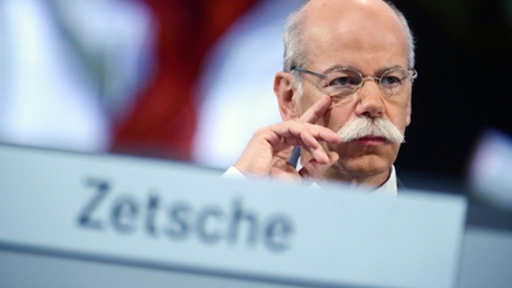 Autobauer Daimler: Ein Warnschuss für den Daimler-Chef