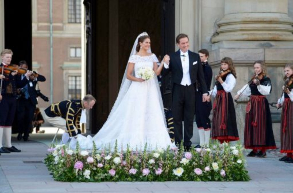 Prinzessin Madeleine und Christopher ONeill haben sich das Jawort gegeben.