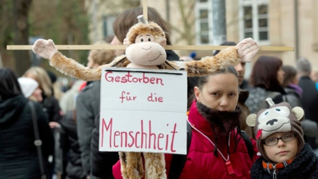 Demo gegen Tierversuche: Tierschützer machen auch 2015 mobil