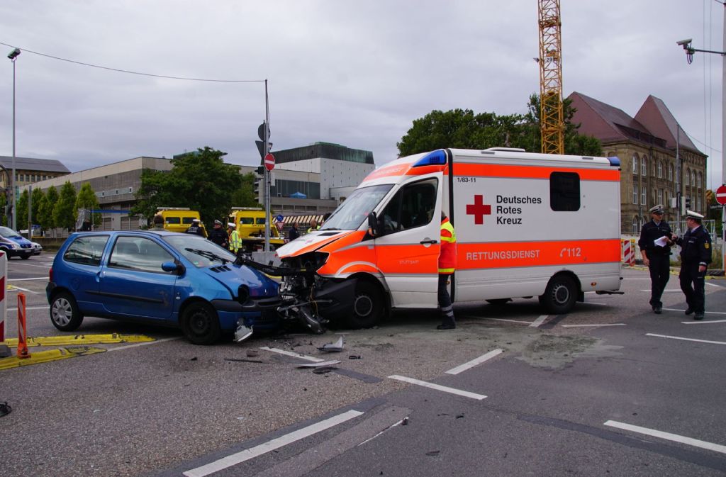 Am Mittwochvormittag ist es in Stuttgart zu einem Unfall gekommen.