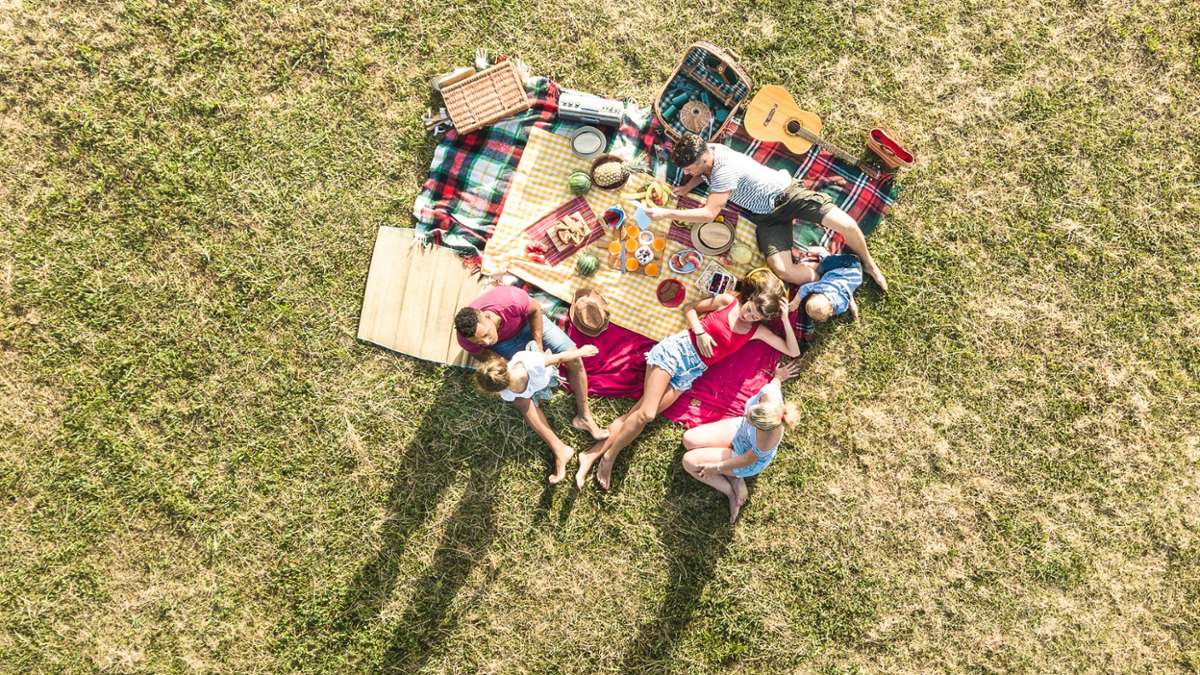 Im Sommer eine beliebte Aktivität zum Entspannten: Ein Picknick im Park.