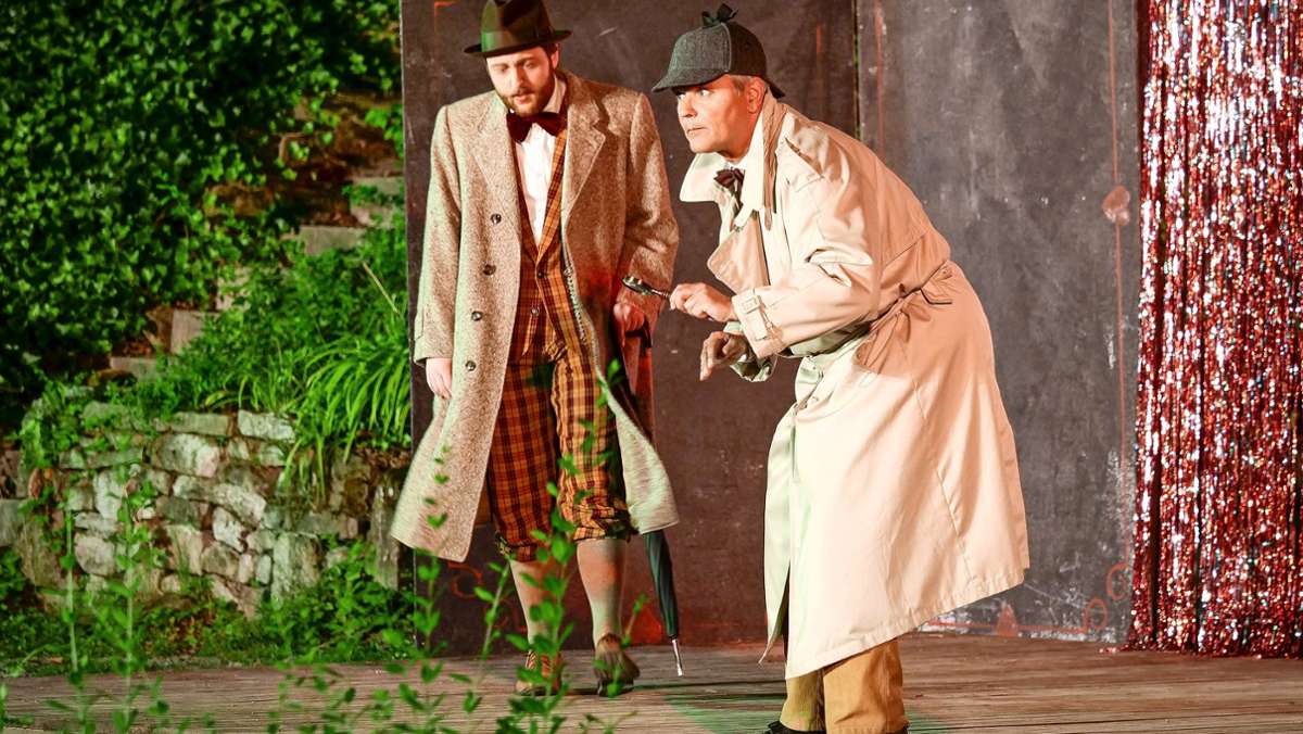 Sherlock Holmes in Renningen: Es ist Krimizeit im Naturtheater