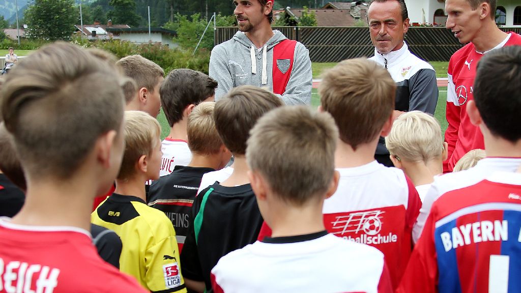 VfB Stuttgart im Zillertal: Der VfB vor dem Test gegen Rizespor