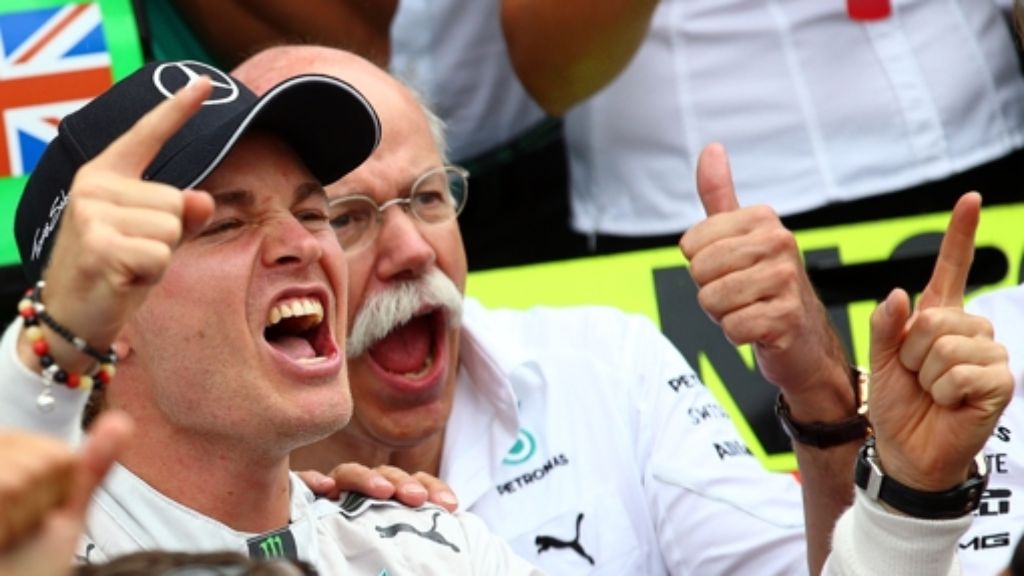 Rosbergs Formel-1-Sieg: Mercedes im Glück