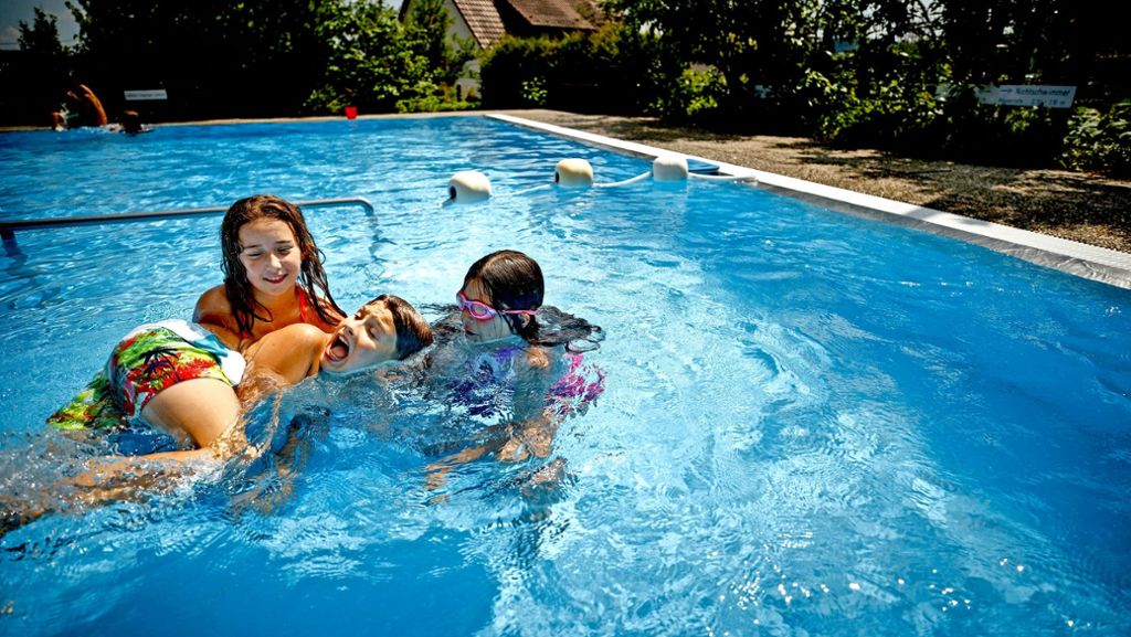 Badevergnügen in Remshalden: Das kleine Becken ist das Größte