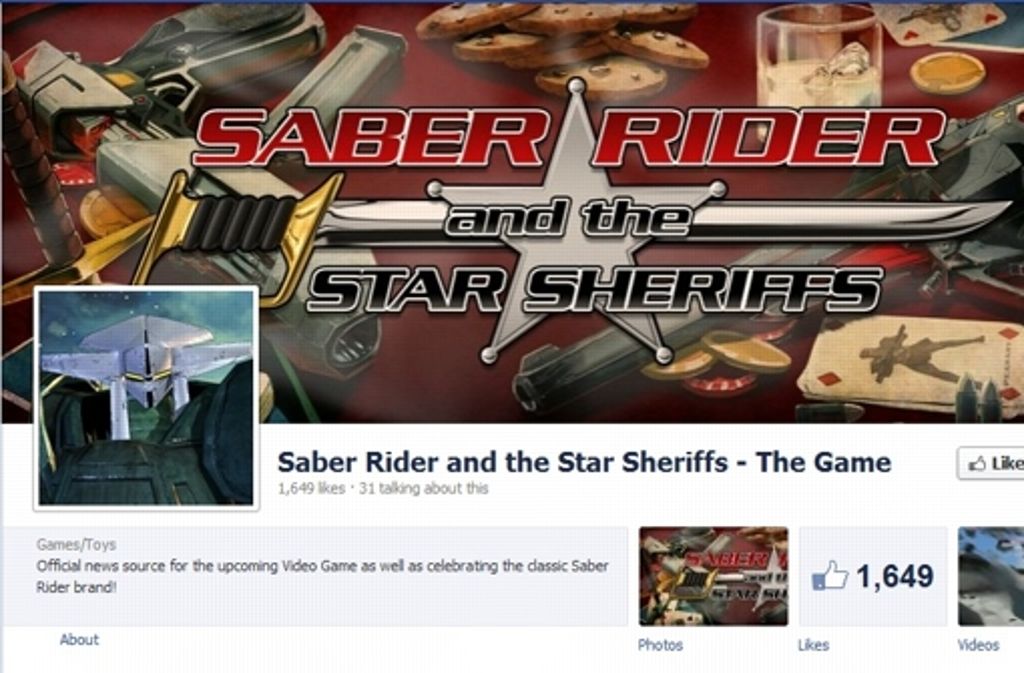 Auch ein Computerspiel zur TV-Serie „Saber Rider and the Star Sheriffs“ hat sich über die Crowd finanziert.