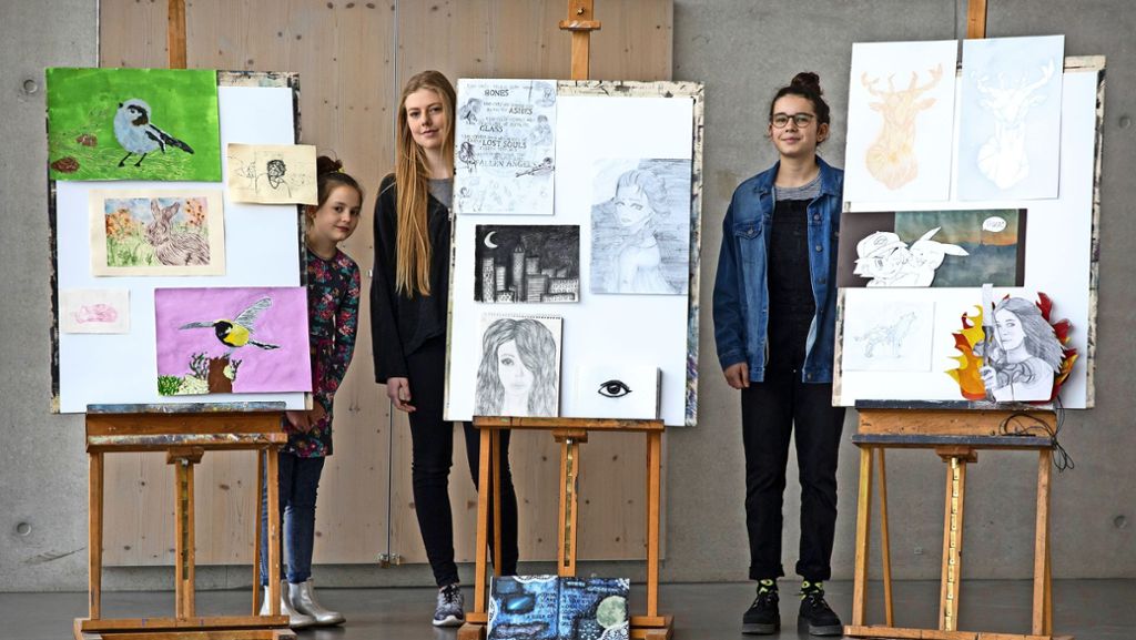 Förderverein der Galerie Stihl Waiblingen kürt  Stipendiatinnen: Ein Ansporn für junge Kunstschüler