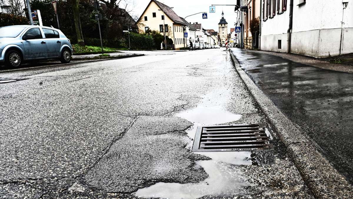 Verkehrslärm in Marbach: Stadt will bessere Straßenbeläge