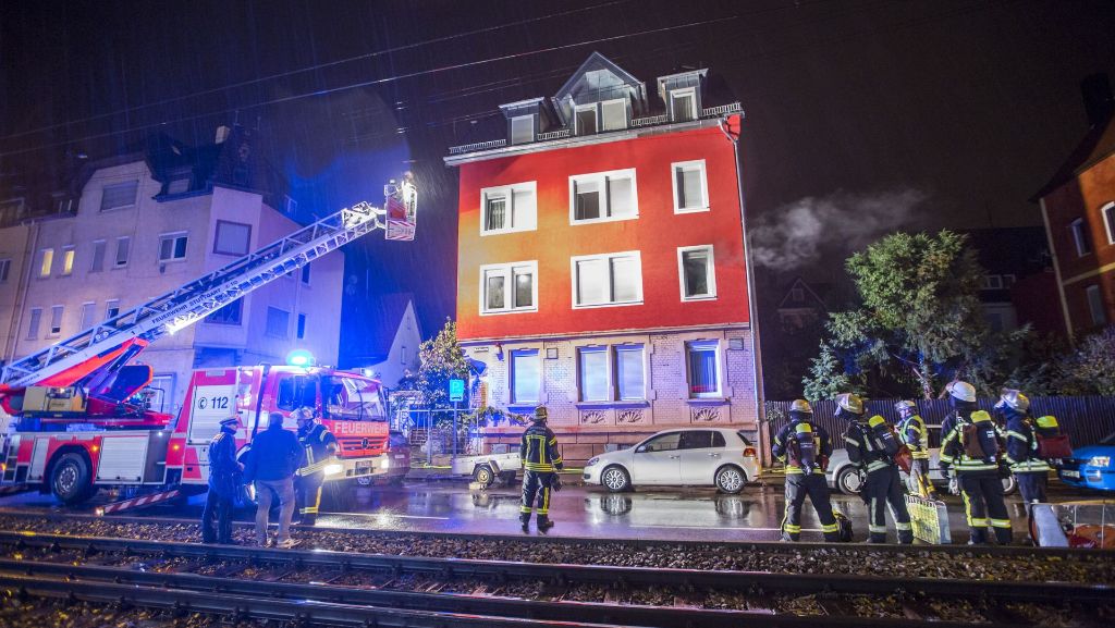Stuttgart-Wangen: Ein Verletzter bei Wohnungsbrand