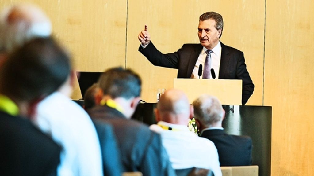 Immobilien-Dialog: Oettinger beschwört die digitale Revolution