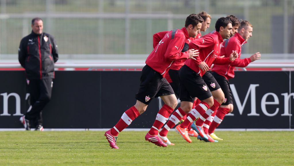 VfB Stuttgart: Training für den Klassenerhalt