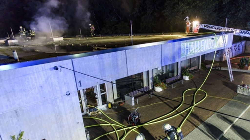 Feuer im Hallenbad Sonnenberg: Polizei vermutet Brandstiftung