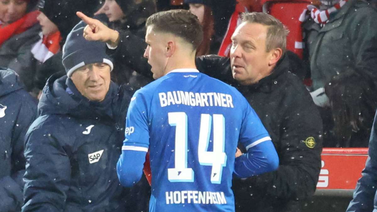 VfB Stuttgart gegen 1899 Hoffenheim: Ein Kopfproblem? Das sagt André Breitenreiter zur Hoffenheimer Krise