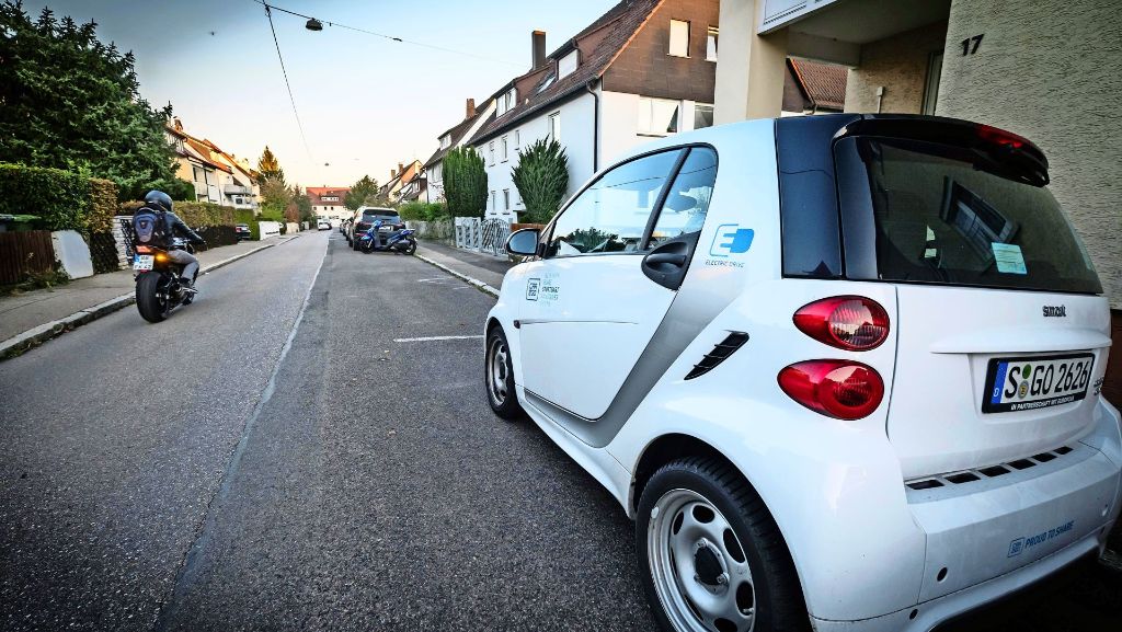 Carsharing in Stuttgart: In den Stadtteilen steuert Car2Go ins Abseits