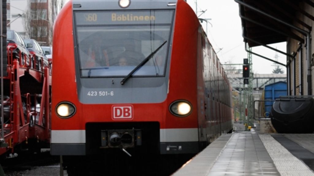 S-Bahn Region Stuttgart: Gleisbauarbeiten auf der Linie S60