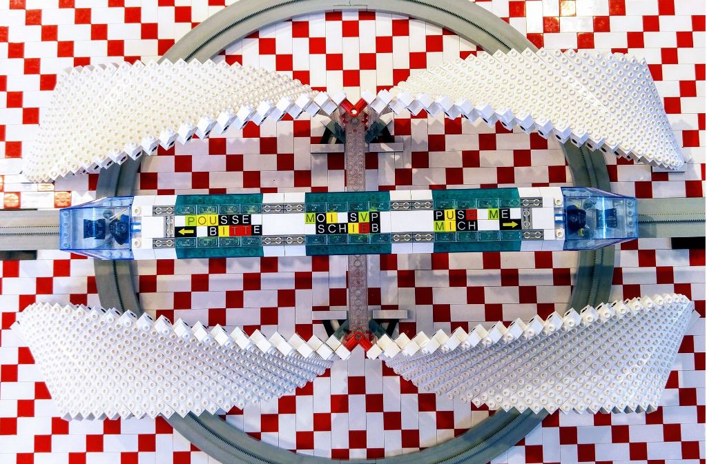 Die Architektur von Calatrava in Lego nachempfunden