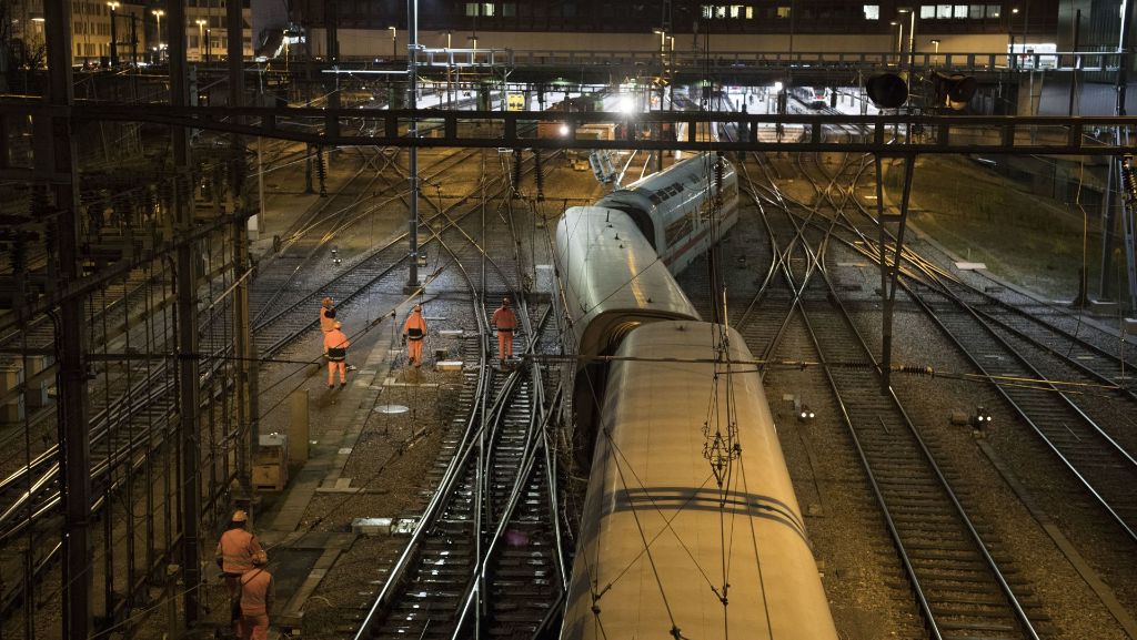 Zugunglück in der Schweiz: ICE entgleist im Bahnhof von Basel