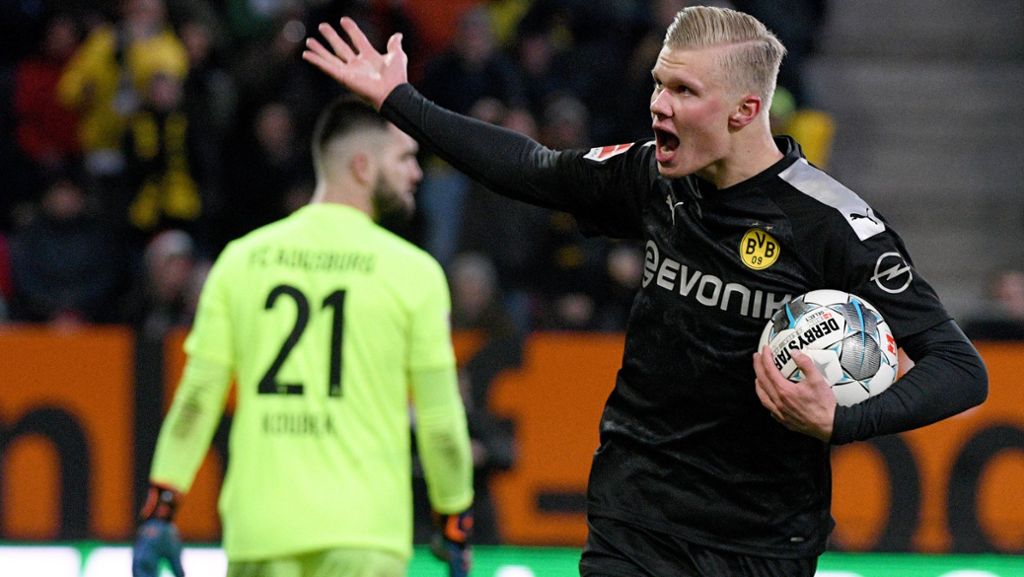 5:3-Sieg beim FC Augsburg: Wahnsinn! Haalands Traumdebüt verzaubert Dortmund