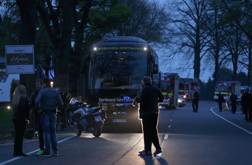 Der Bus ist mit Panzerglas ausgerüstet. Ohne die zusätzliche Sicherheit hätte die Explosion wohl größeren Schaden angerichtet.
