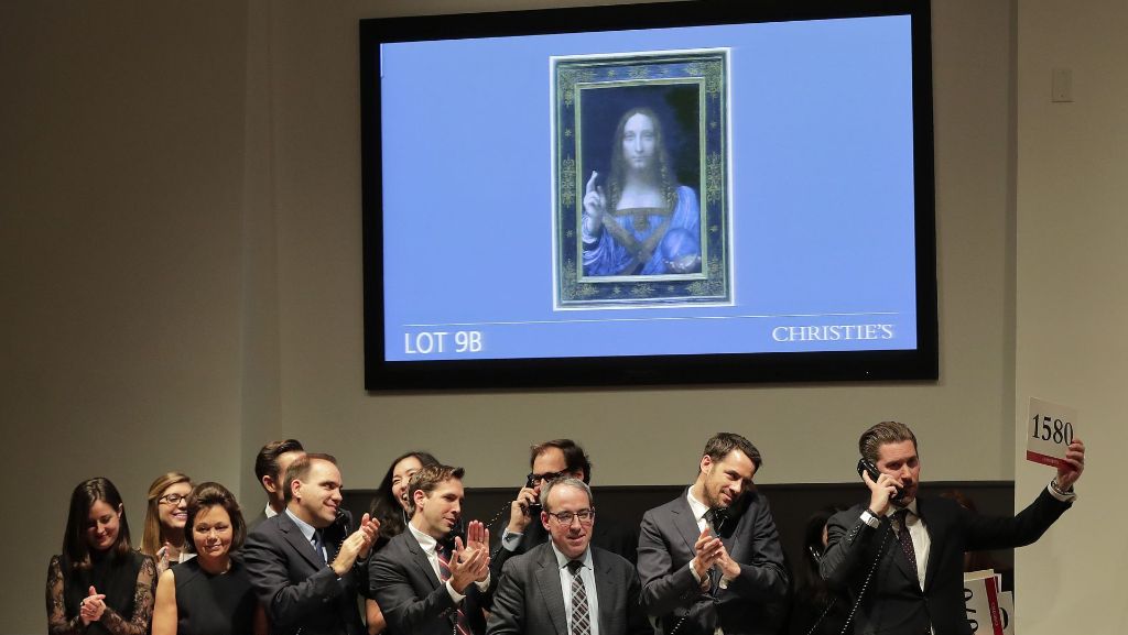 Christie’s in New York: Rekord: Da Vinci-Gemälde für 450 Millionen Dollar versteigert