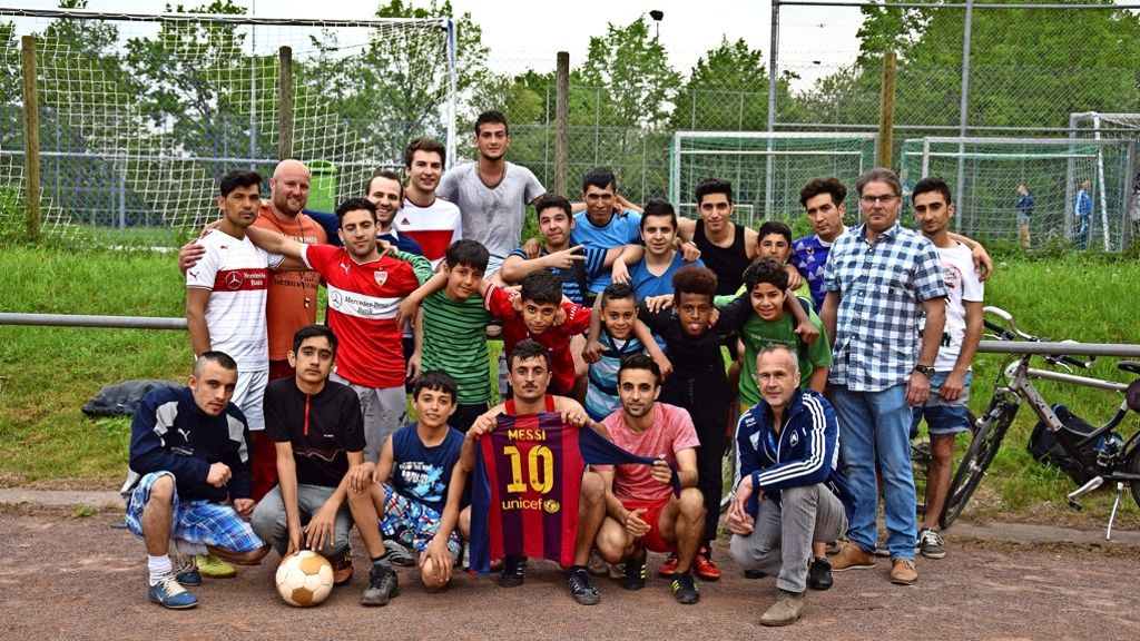 Sportverein in Stuttgart-Möhringen: Junge Flüchtlinge integrieren sich spielend