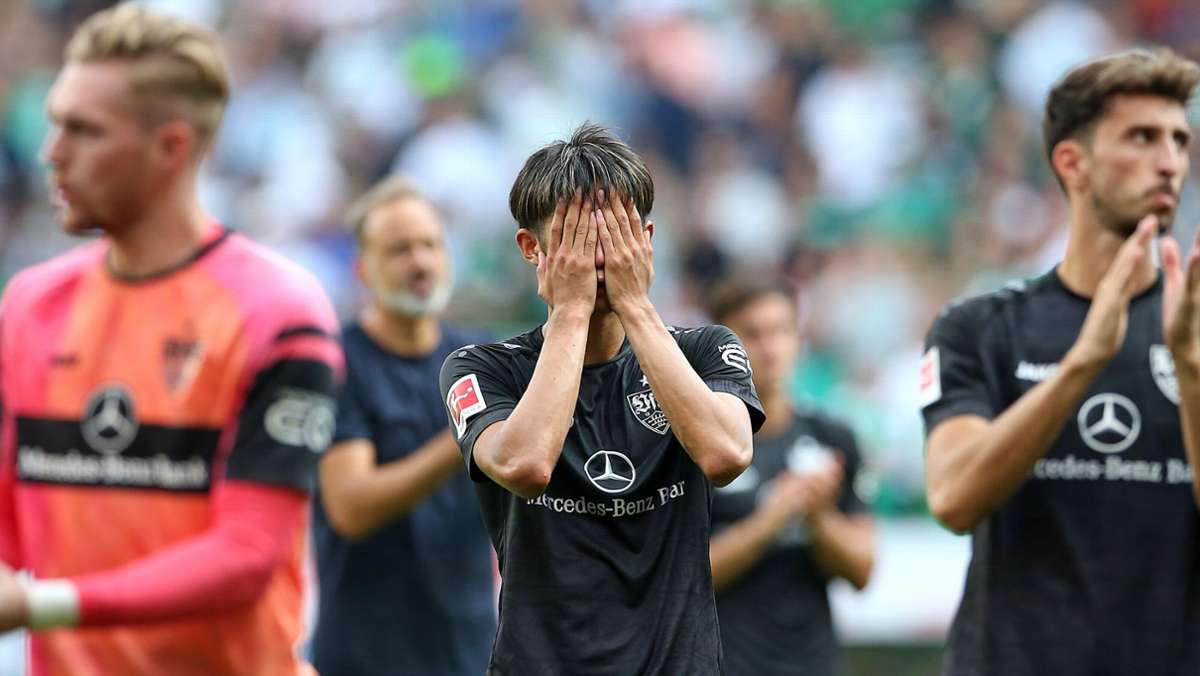SV Werder Bremen gegen VfB Stuttgart: Wie der VfB den Anfang und den Schluss verschläft
